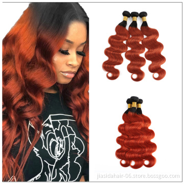 T1b/350 body wave wholesale human hair ombre hair bundles ,brazilian blue green Blond Brown virgin hair bundles with closure